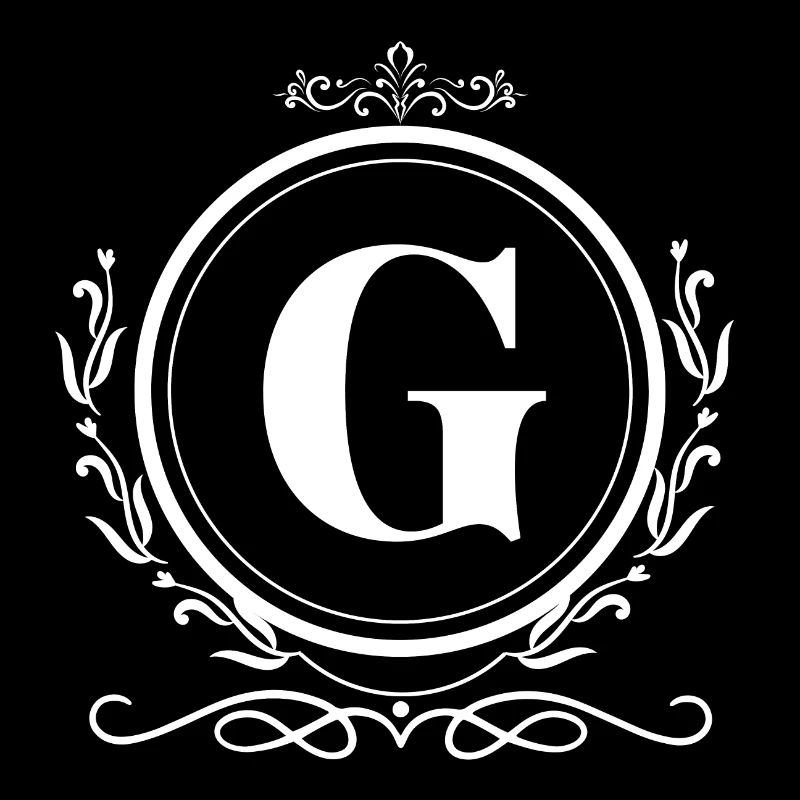 Buchstaben-G-Dekoration
