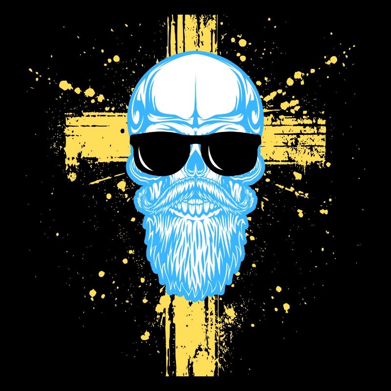 skull mit brille