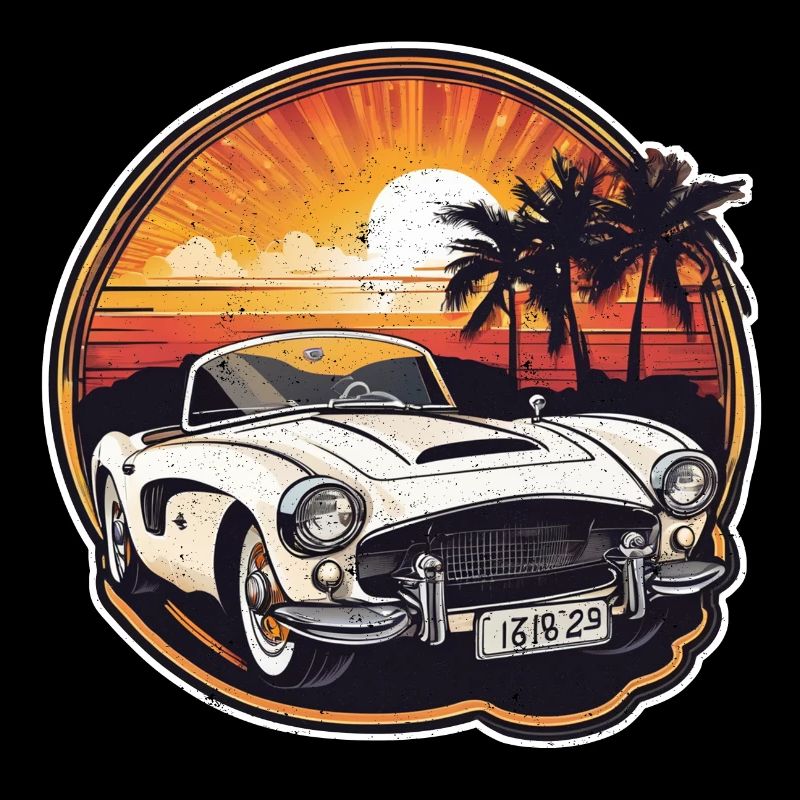 Oldtimer Sonnenuntergang