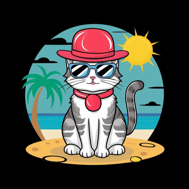 Sommer-Katze