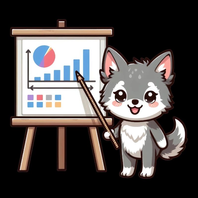 Petit loup mignon