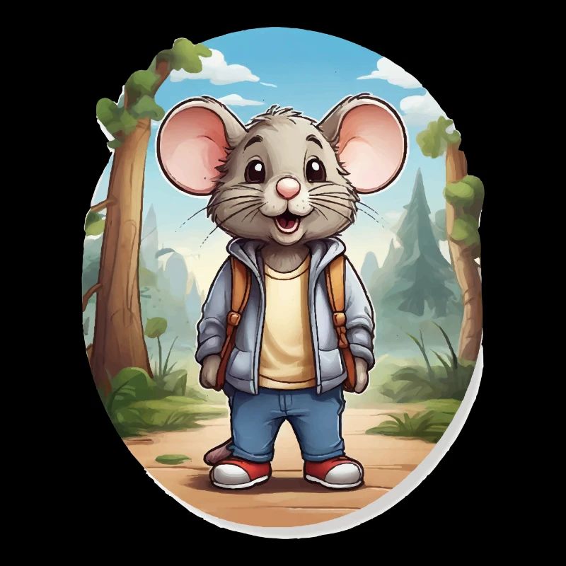 Maus niedlich Kinder Zeichnung Comic