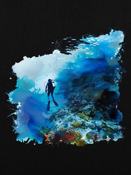 Weightless gliding while diving