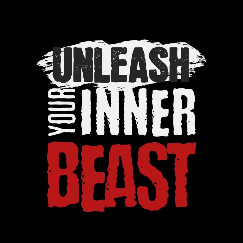 unleash your inner beast motivation design