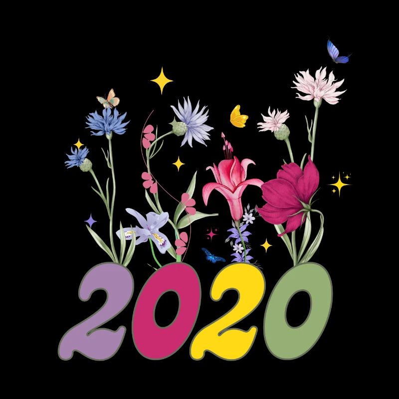 Année de naissance 2020 fleurs sauvages