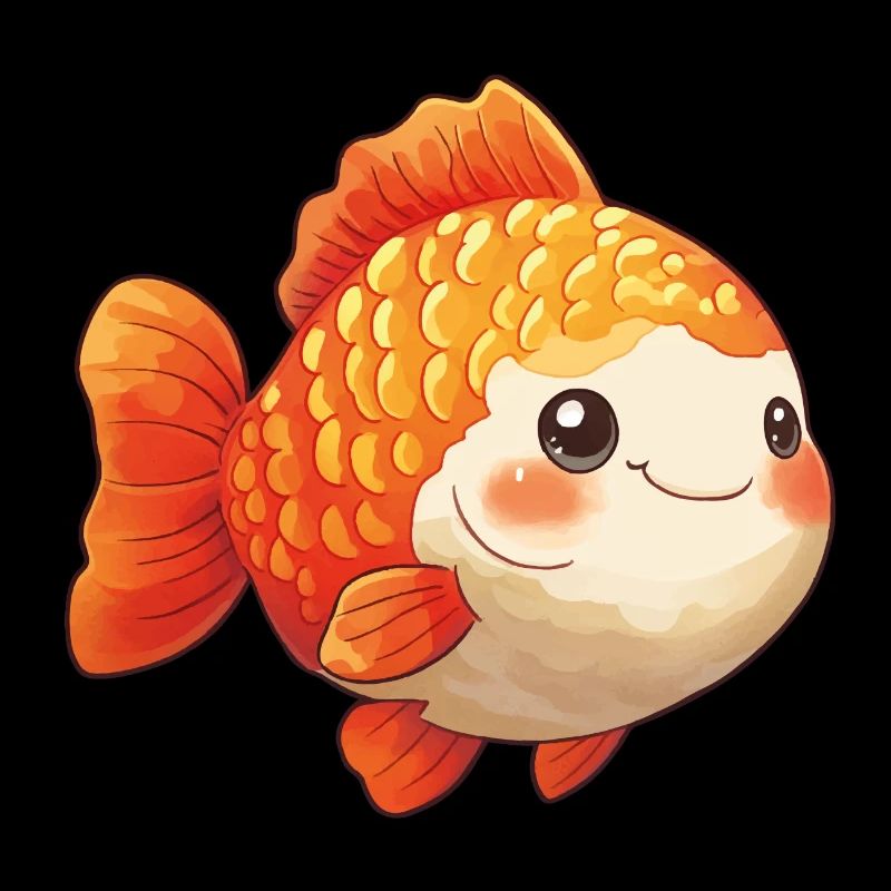 Dicker Schleierschwanz Goldfisch