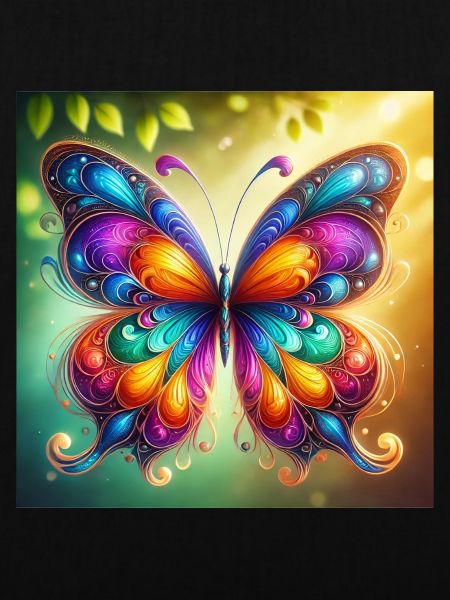Schmetterling-bunt