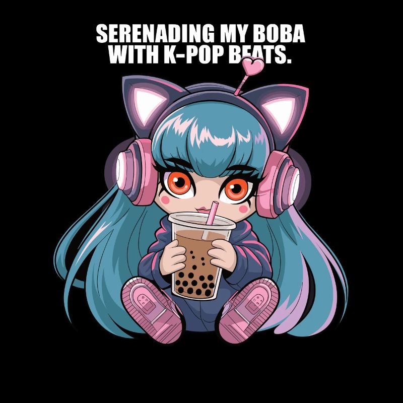 K pop and bubble tea