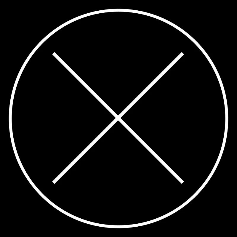 Circle with Cross Personalization Color Changing