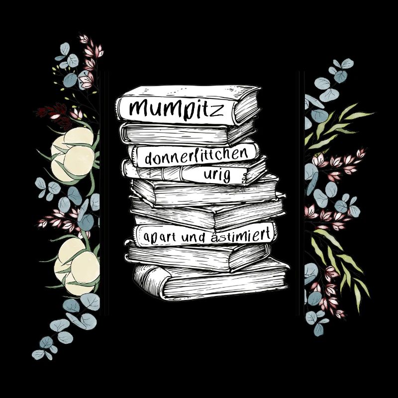 Bücher und Blumen