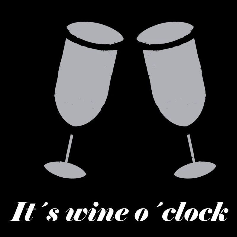 Wine Wine Wine Time Gift Gift Idea Clock Clock