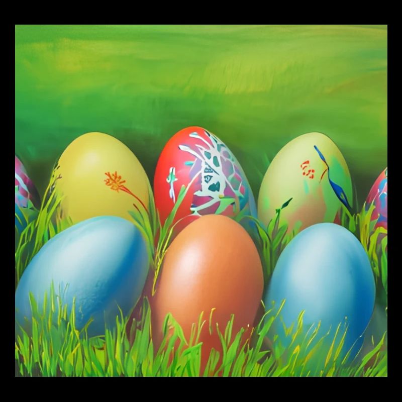 colorful Easter eggs