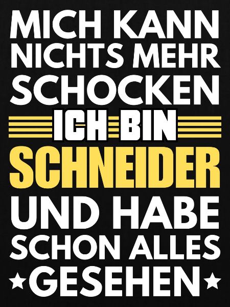 Nicht schockbarer Schneider