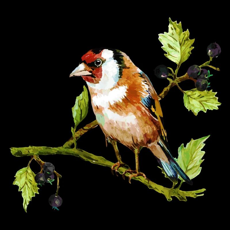 Bunter Vogel
