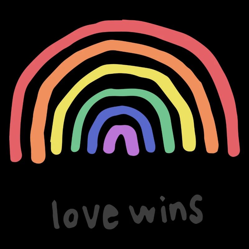 Liebe gewinnt Regenbogen