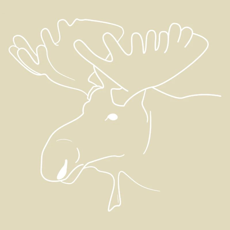 Elch - Elchgeweih