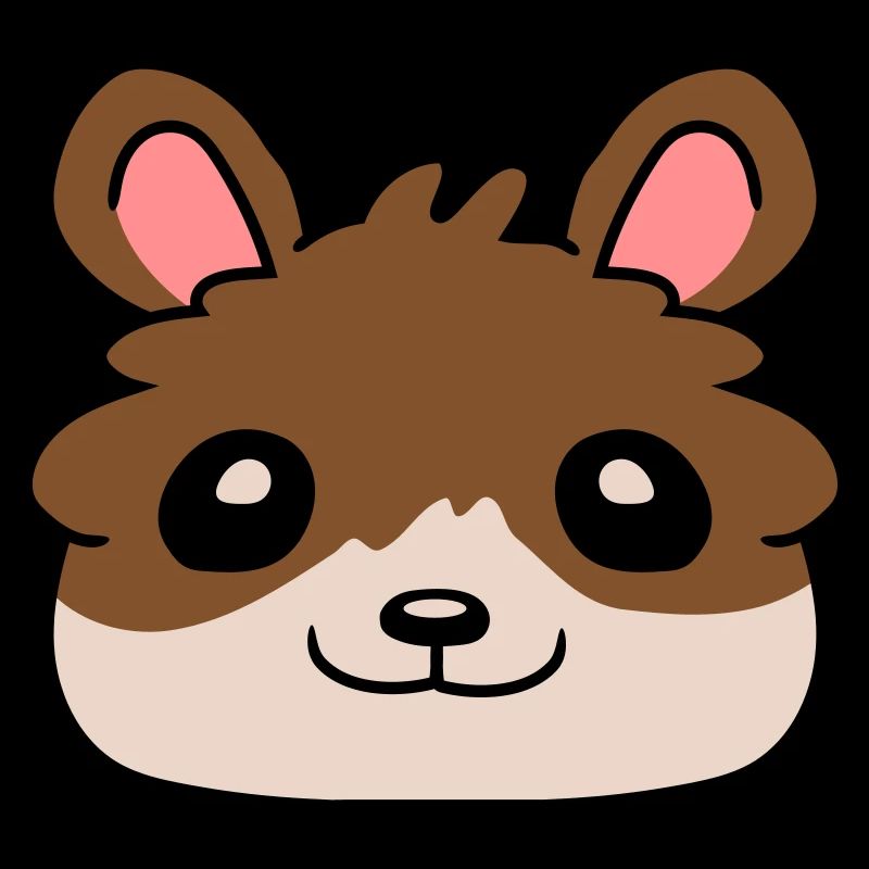 Hamster Gesicht Comic Geschenkidee
