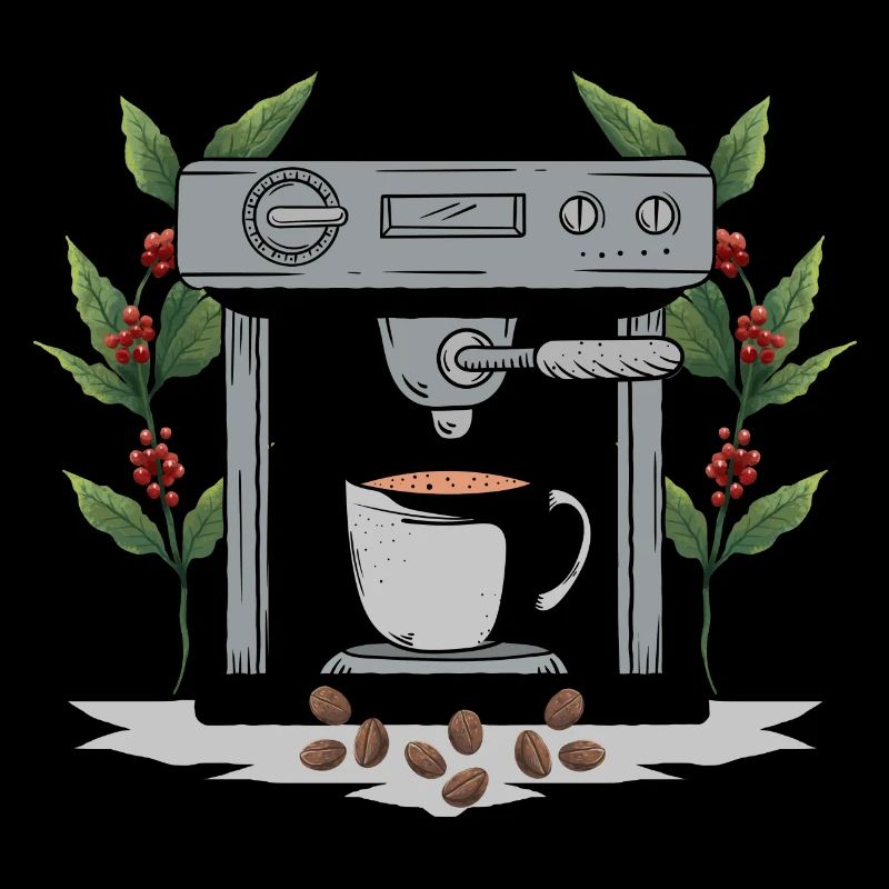 Espressomaschine Kaffeepflanze