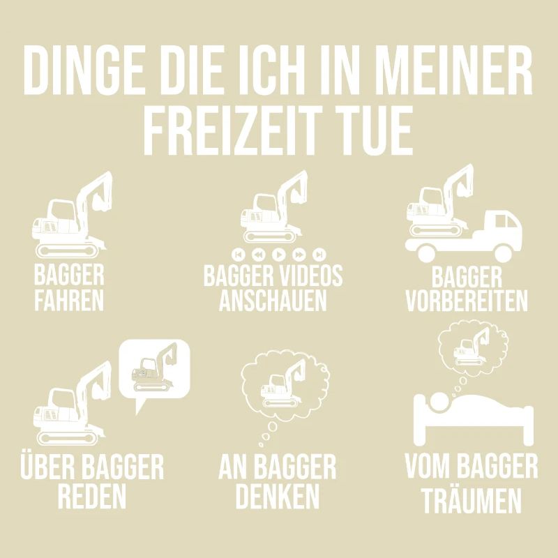 Baggerfahrer Bagger