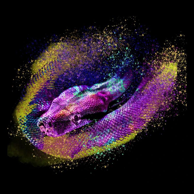 snake,colorful,reptile,night,cobra,green,metallic