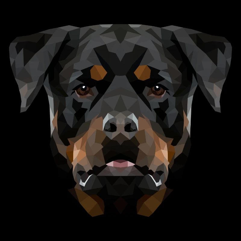Polyart Rotweiler