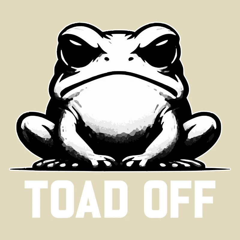 Vintage Frog Toad Meme Grumpy Frog Don't Toad Me