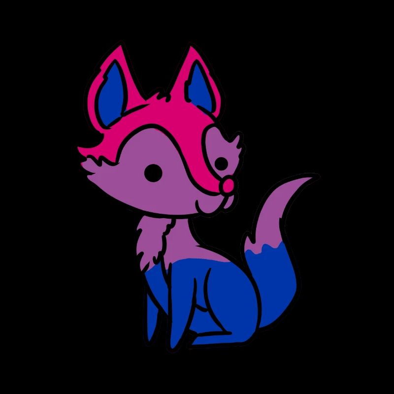 Bisexual Pride Fox Bisexual Gift