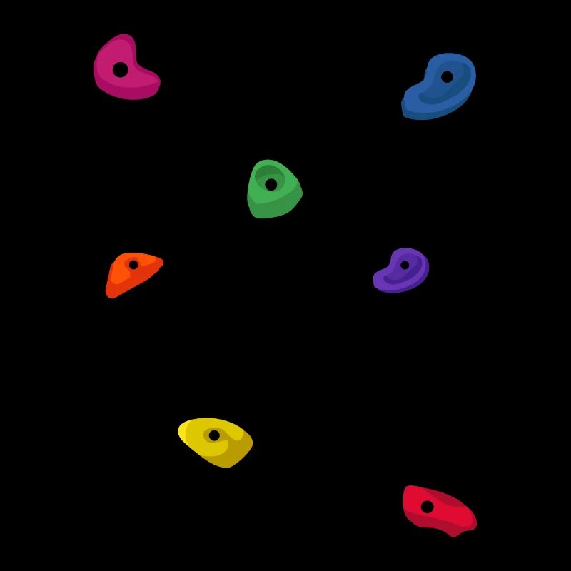 Retro Graphic Climbing Bouldering Rock Climber Mou