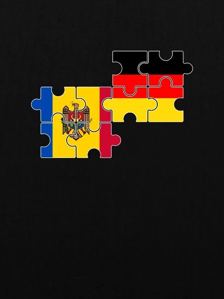 Moldau Deutschland Flagge Deutsch Moldauer