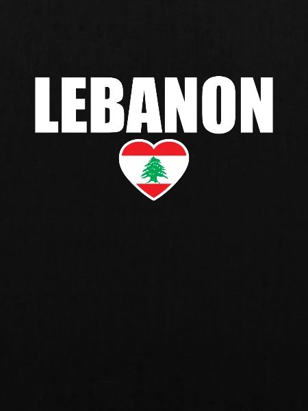 Libanon Liebe Libanesische Flagge Libanese