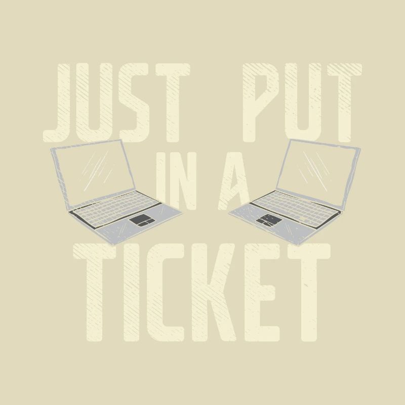 Mettez simplement un ticket pour le service d'assistance et le support technique