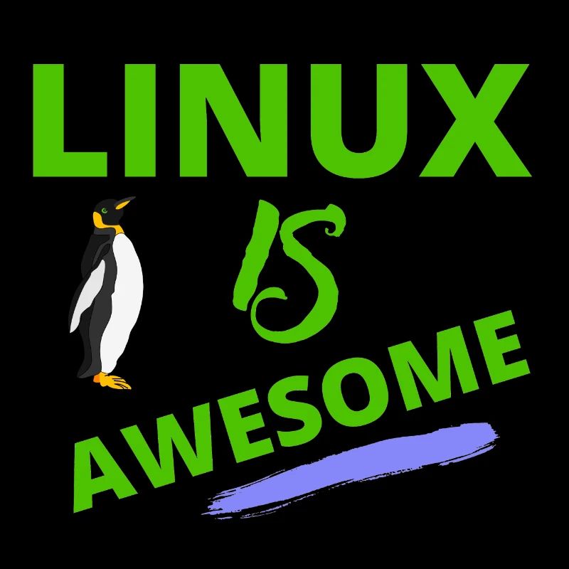 Linux is awesome - Geschenk für Computer Freaks
