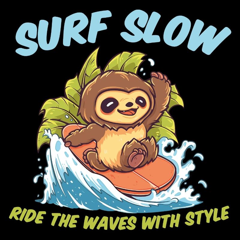 surf slow ride the waves with style