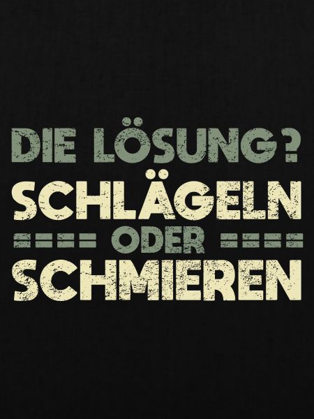 Die Lösung? Schlägeln Oder Schmieren