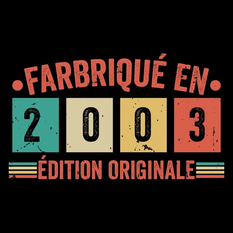 Fabriqué En 2003 édition Originale Cadeau d'annive
