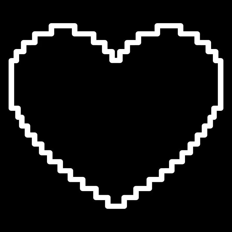 Rétro Pixel Heart