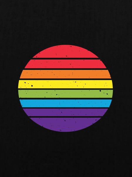 Retro Regenbogen Hintergrund