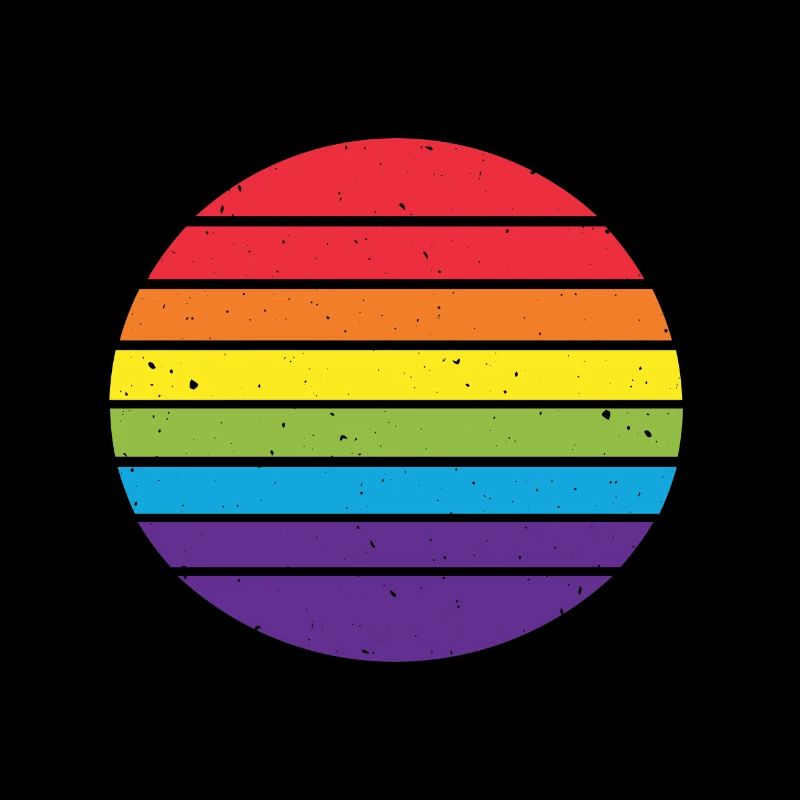 Retro Regenbogen Hintergrund