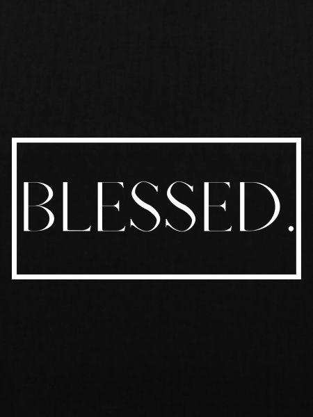 Gesegnet. Christlich Geschenk Glaube Segen
