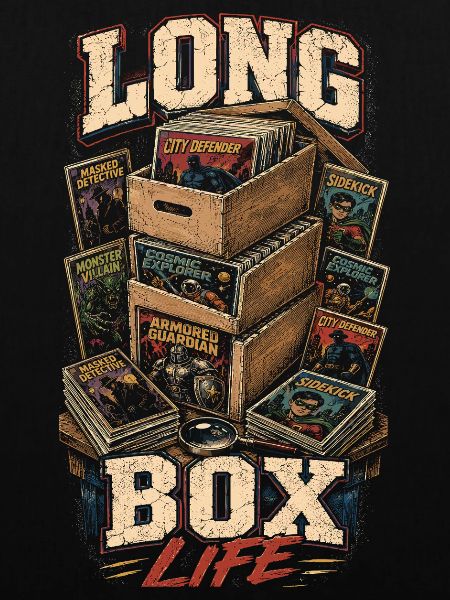Comic Sammler Long Box Life