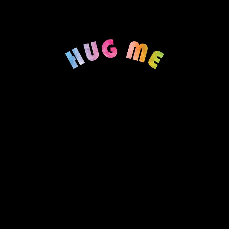 HUG ME Regenbogenfarben Pride Flag