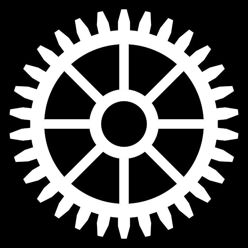 Zahnrad Vorlage Design