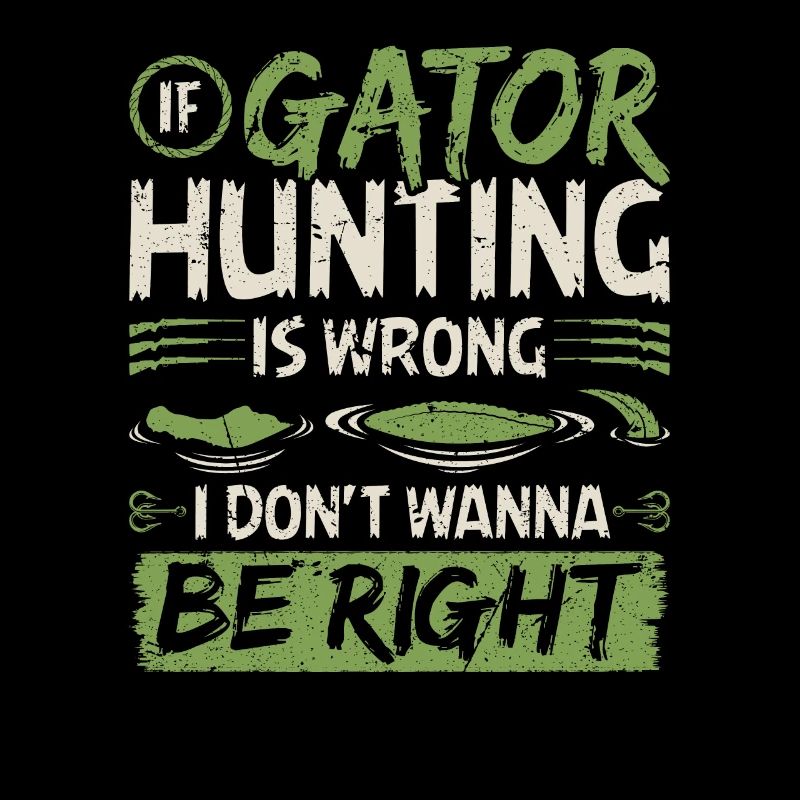 Chasseur d’alligators, Citation de chasse au gator