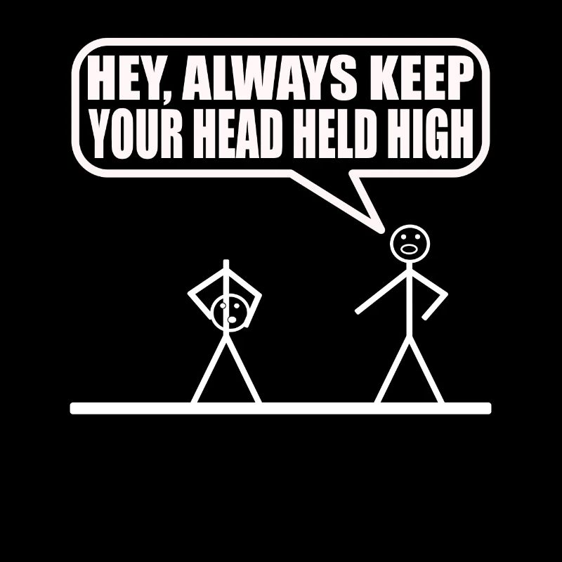 Funny stick figure