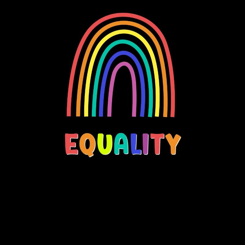 Cute Rainbow Pride Month Equality Celebration