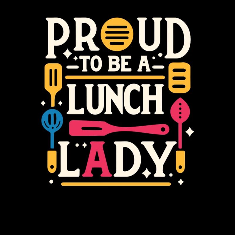 Stolz, eine Lunch-Lady zu sein