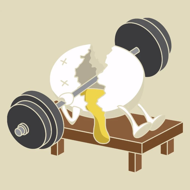 Zerquetschte Eier heben Workout