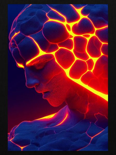 Lava-Mann