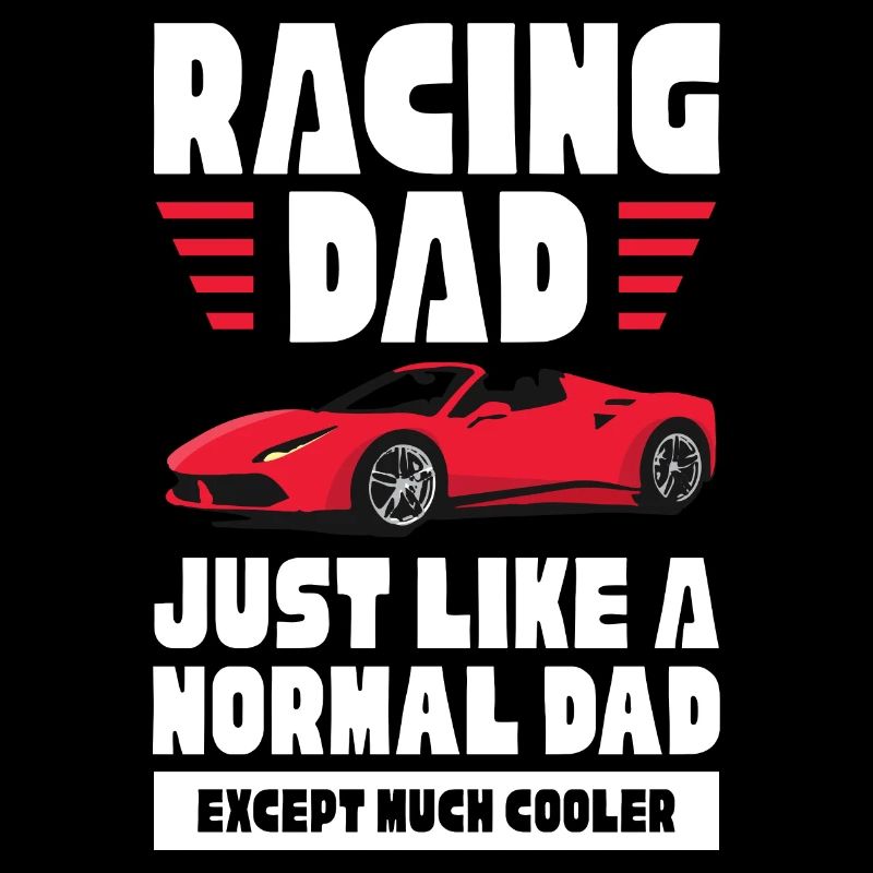 Papa de course comme un design normal mais beaucoup plus cool