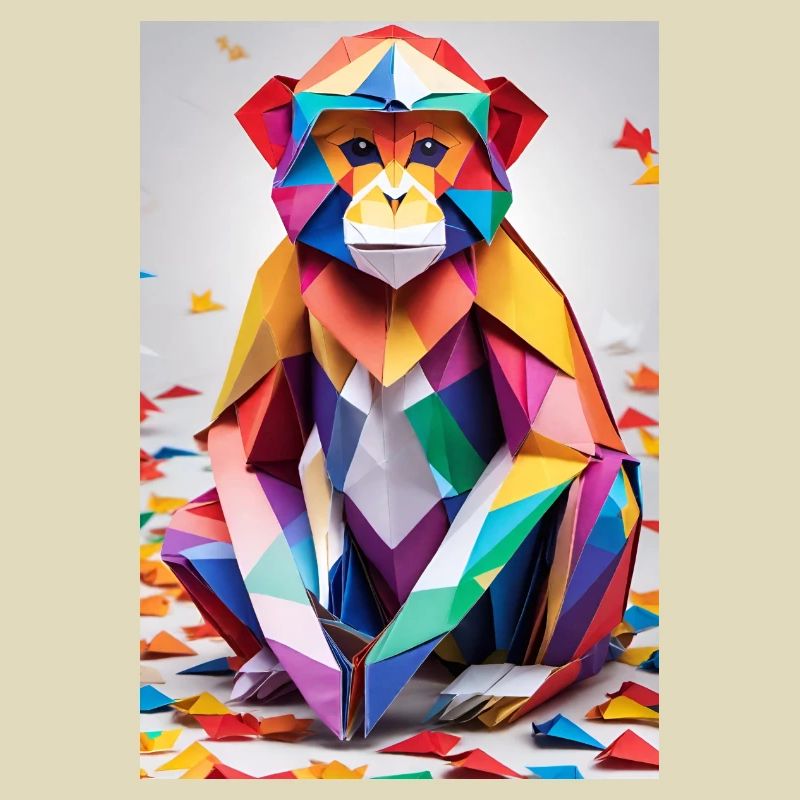 Regenbogen-Affe